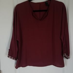 BKE red Blouse